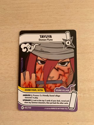 Carta Naruto Mythos TCG - Tayuya