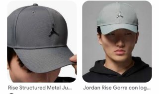 Gorra Jordan Rise placa Metalizada original