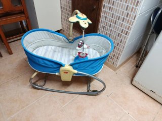 Hamaca para bebé con arco de juegos