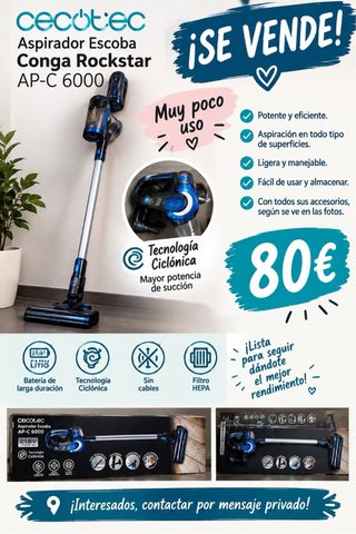 Cecotec Conga Rockstar AP-C 6000 Aspirador