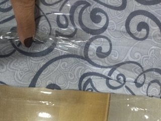 Juego de Sábanas 150cm Algodón Gris azulado