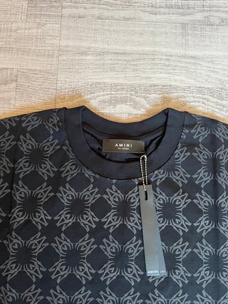 Camiseta Amiri Negra Talla XXL
