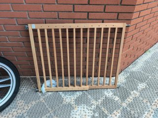Barrera de seguridad madera