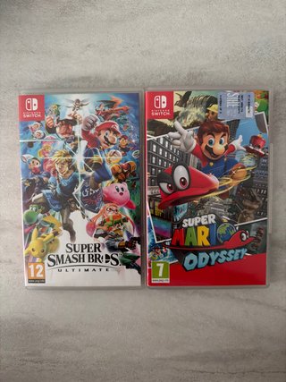 Juegos Nintendo Switch: Smash Bros y Mario Odyssey