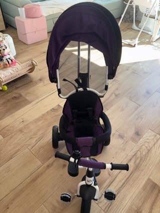 Triciclo bicicleta evolutivo morado 1-5 año jugues