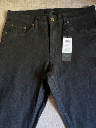 Pantalón vaquero Davo negro talla 44