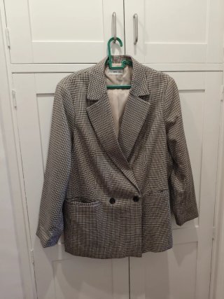 Americana Mango de Cuadros
