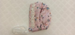 Traje de Fallera Niña Rosa con florecitas