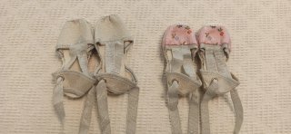 Traje de Fallera Niña Rosa con florecitas