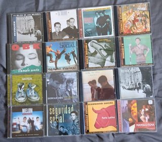 Lote de 16 CDs de Pop-Rock Español