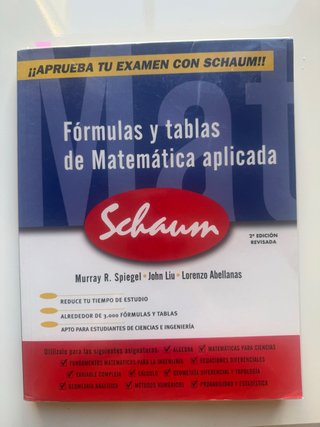 Fórmulas y tablas de matemática aplicada