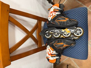 Patines Oxelo Negro y Naranja Talla 38