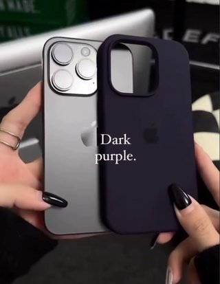 Funda Apple iPhone Morada Oscura