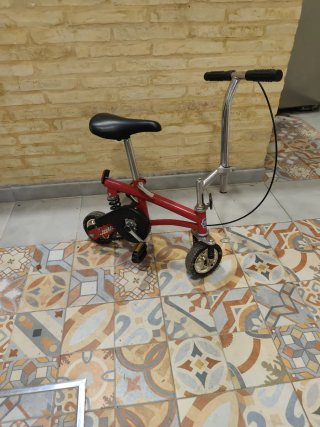 Mini Bicicleta Plegable Roja