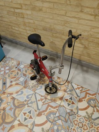Mini Bicicleta Plegable Roja
