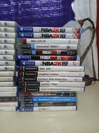 Lote Juegos PS2, PS3 y PS4