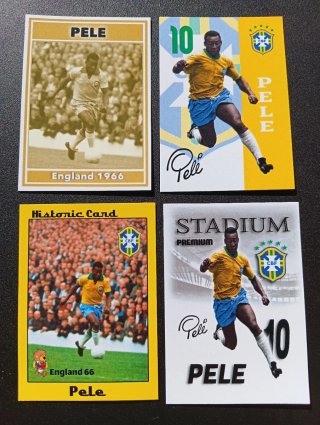 Pelé con selección de brasil