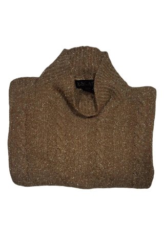 Jersey trenzado Escada dorado,  oversize