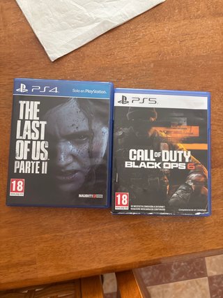 Juegos PS4 y PS5: The Last of Us II y COD