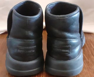 Botines Skechers Piel Negro Super Descanso