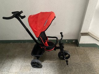 Triciclo Evolutivo con Capota Rojo