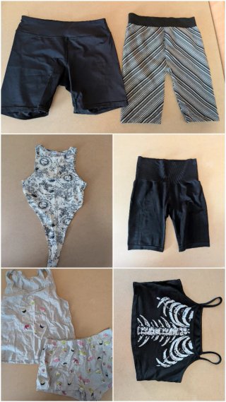 Lote de prendas de ropa variadas