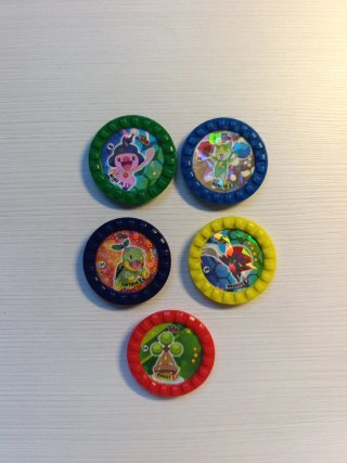 Set de 5 Tazos Pokémon Roks
