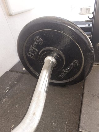 Banca Pesas Plegable Corength + Discos y barras