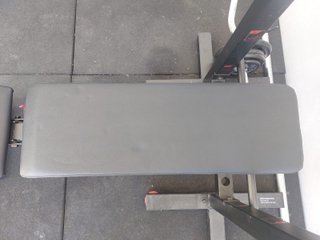 Banca Pesas Plegable Corength + Discos y barras