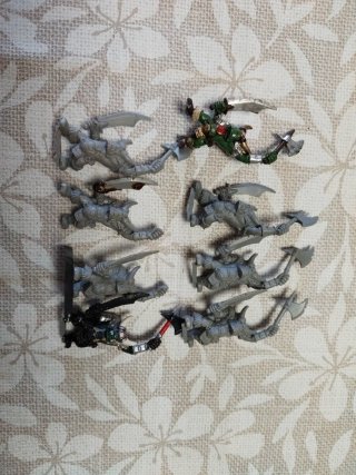 8 Miniaturas Orcos Negros Warhammer