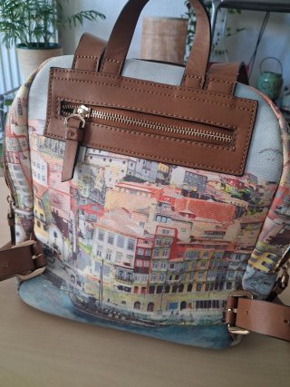 Mochila Parfois paisaje multicolor