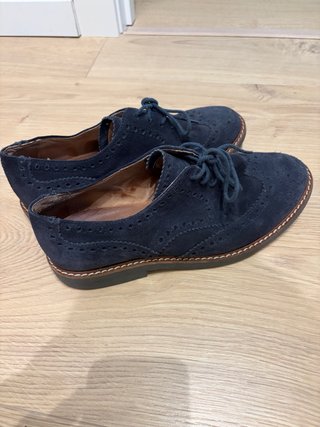 Zapatos Scalpers Azul Serraje