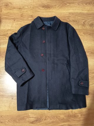 Chaqueta de botones azul, sin marca