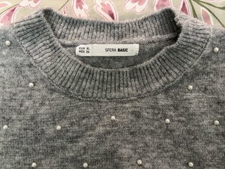 Jersey Sfera gris perlas talla XL