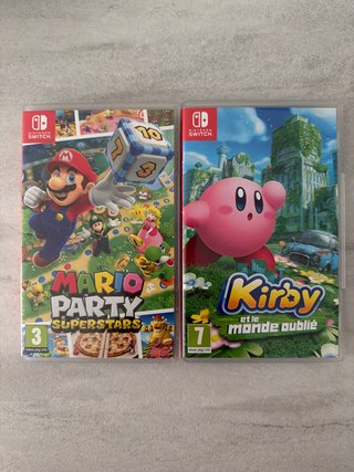 Giochi Nintendo Switch: Mario Party e Kirby
