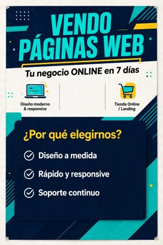 Páginas web profesionales para tu negocio.