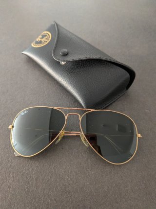 Gafas de sol Ray-Ban Aviator doradas