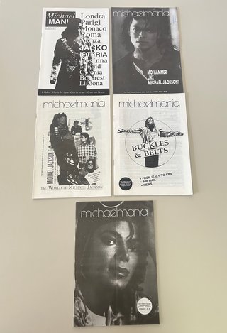 Michael Jackson michaelmania riviste vintage