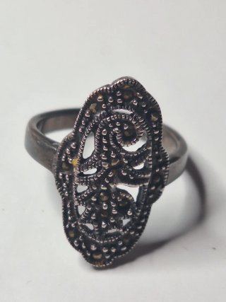 Anillo de plata antigua