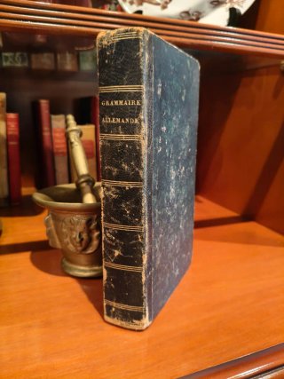 Libro antiguo 1824 Francés: Gramática Alemana.