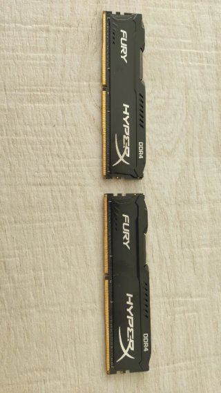 2x HyperX Fury DDR4 RAM