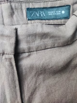 Pantalón Zara Marrón Talla S
