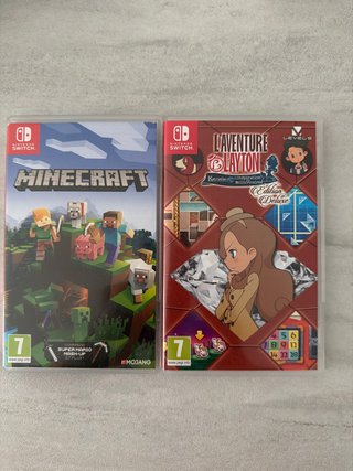Minecraft y L'Aventure Layton Nintendo Switch