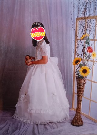 Vestido de comunión niña talla 7
