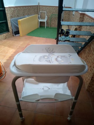 Bañera cambiador bebé
