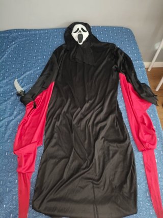 Disfraz Máscara Scream Cuchillo Halloween