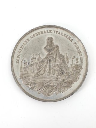 Medalla Exposicion Turin 1884 Saboya 52 Mm