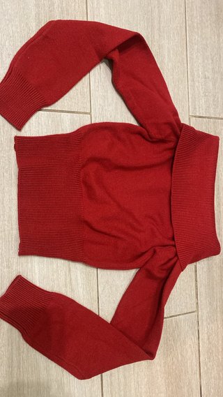 Jersey Bershka Rojo Talla XS