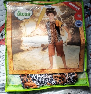 Disfraz troglodita niño Atosa 7-9 años