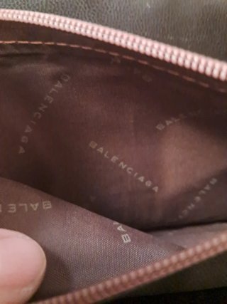 Monedero Balenciaga Marrón